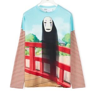 Loewe x Spirited Away Kaonashi ‘No Face’ Long Sleeve Tee size L